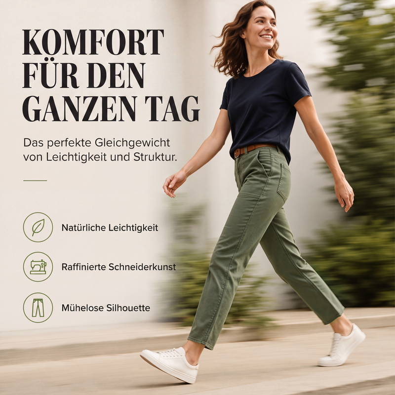 📢📢50%Rabatt!!💎👖 Neuheiten – Bequeme Cargo-Chino mit geradem Bein – vielseitig