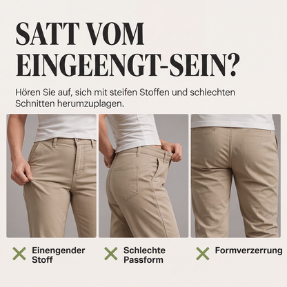 📢📢50%Rabatt!!💎👖 Neuheiten – Bequeme Cargo-Chino mit geradem Bein – vielseitig