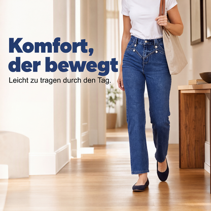 📣📣50%Rabatt!!!🎉✨High-Waist-Jeans mit Formungseffekt – Leichter Denim, bequemer Sitz & zeitloses Design – Ideal für Frühling, Herbst & entspannte Stunden
