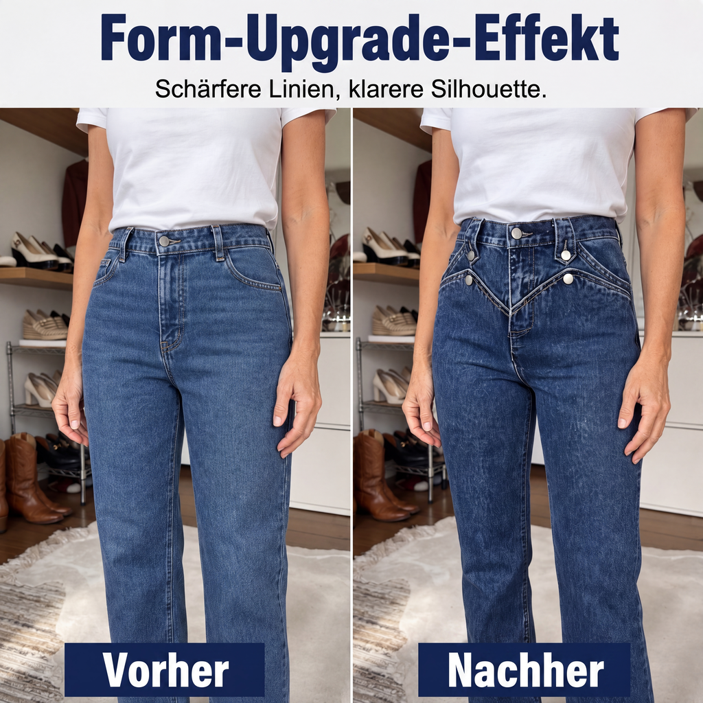 📣📣50%Rabatt!!!🎉✨High-Waist-Jeans mit Formungseffekt – Leichter Denim, bequemer Sitz & zeitloses Design – Ideal für Frühling, Herbst & entspannte Stunden