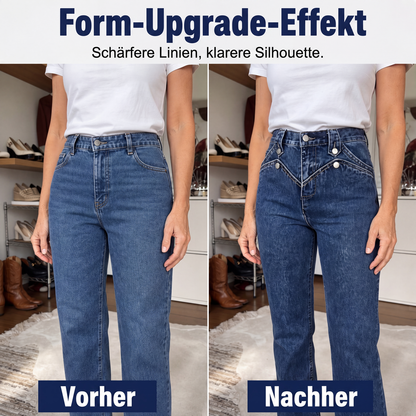 📣📣50%Rabatt!!!🎉✨High-Waist-Jeans mit Formungseffekt – Leichter Denim, bequemer Sitz & zeitloses Design – Ideal für Frühling, Herbst & entspannte Stunden