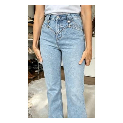 📣📣50%Rabatt!!!🎉✨High-Waist-Jeans mit Formungseffekt – Leichter Denim, bequemer Sitz & zeitloses Design – Ideal für Frühling, Herbst & entspannte Stunden