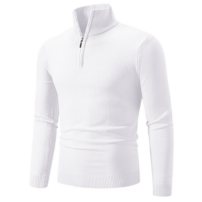 📢📢50%Rabatt!!!🎉✨Modischer Herrenpullover mit Stehkragen und Viertelreißverschluss