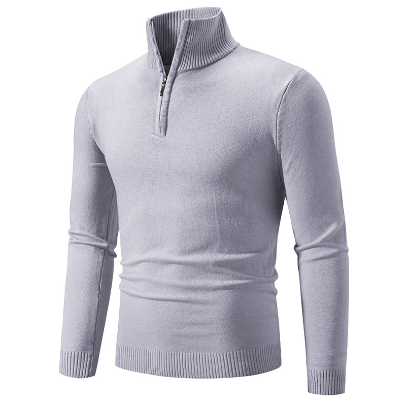📢📢50%Rabatt!!!🎉✨Modischer Herrenpullover mit Stehkragen und Viertelreißverschluss