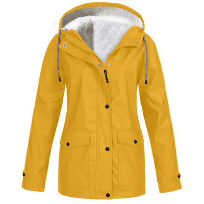 💎Neuheiten 🧥 Winddichte Jacke mit weichem Fleecefutter und Kapuze – für alle Wetterlagen