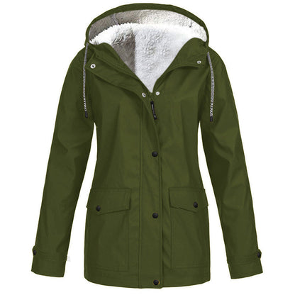 💎Neuheiten 🧥 Winddichte Jacke mit weichem Fleecefutter und Kapuze – für alle Wetterlagen