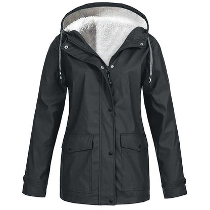 💎Neuheiten 🧥 Winddichte Jacke mit weichem Fleecefutter und Kapuze – für alle Wetterlagen