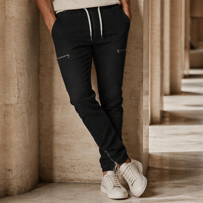 📢📢50%Rabatt!!!🎉✨Slim-Fit Jeans-Jogger für Herren mit elastischem Bund