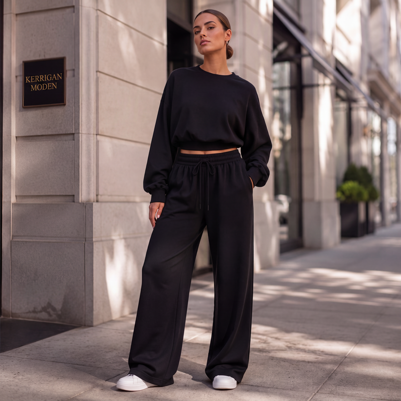 ⏰ Countdown läuft – 50% nur noch 3 Tage! 2-teiliges Set: Sweatshirt und Hose für Damen