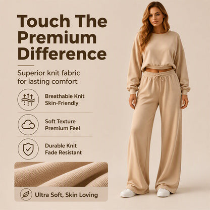 ⏰ Countdown läuft – 50% nur noch 3 Tage! 2-teiliges Set: Sweatshirt und Hose für Damen