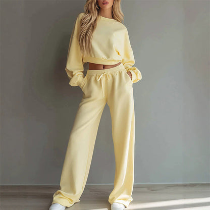 ⏰ Countdown läuft – 50% nur noch 3 Tage! 2-teiliges Set: Sweatshirt und Hose für Damen