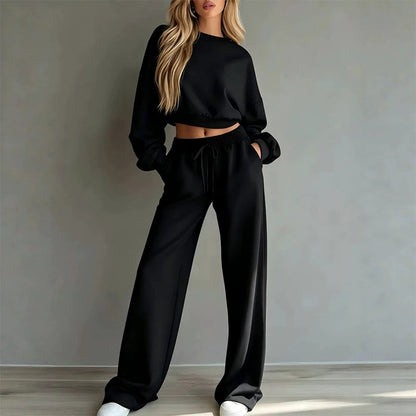 ⏰ Countdown läuft – 50% nur noch 3 Tage! 2-teiliges Set: Sweatshirt und Hose für Damen