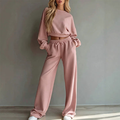 ⏰ Countdown läuft – 50% nur noch 3 Tage! 2-teiliges Set: Sweatshirt und Hose für Damen