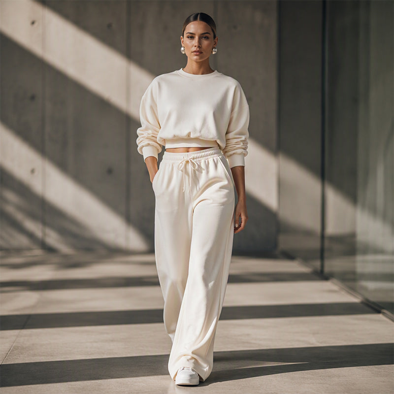⏰ Countdown läuft – 50% nur noch 3 Tage! 2-teiliges Set: Sweatshirt und Hose für Damen