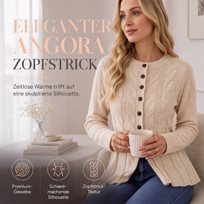 🌸 Cardigan mit Zopfmuster – Hochwertige Qualität, feminine Passform & vielseitig kombinierbar – Perfekt für jeden Look – Jetzt 50% Rabatt!