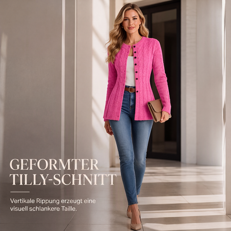 🌸 Cardigan mit Zopfmuster – Hochwertige Qualität, feminine Passform & vielseitig kombinierbar – Perfekt für jeden Look – Jetzt 50% Rabatt!