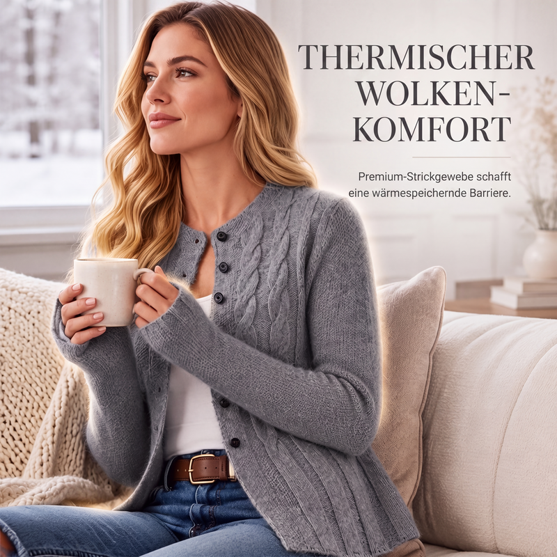 🌸 Cardigan mit Zopfmuster – Hochwertige Qualität, feminine Passform & vielseitig kombinierbar – Perfekt für jeden Look – Jetzt 50% Rabatt!