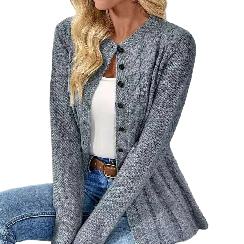 🌸 Cardigan mit Zopfmuster – Hochwertige Qualität, feminine Passform & vielseitig kombinierbar – Perfekt für jeden Look – Jetzt 50% Rabatt!
