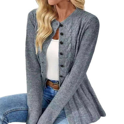 🌸 Cardigan mit Zopfmuster – Hochwertige Qualität, feminine Passform & vielseitig kombinierbar – Perfekt für jeden Look – Jetzt 50% Rabatt!