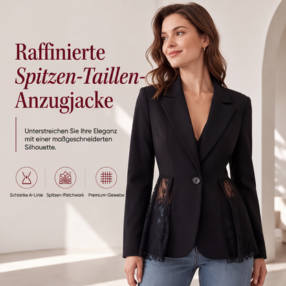 📢📢50%Rabatt!!!🎉✨Damen-Blazer aus Spitze im Patchwork-Stil – Romantischer Spitzen-Look, vielseitig kombinierbar & femininer Schnitt – Perfekt für Büro, Alltag & besondere Anlässe – Jetzt -50%!