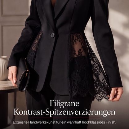 📢📢50%Rabatt!!!🎉✨Damen-Blazer aus Spitze im Patchwork-Stil – Romantischer Spitzen-Look, vielseitig kombinierbar & femininer Schnitt – Perfekt für Büro, Alltag & besondere Anlässe – Jetzt -50%!
