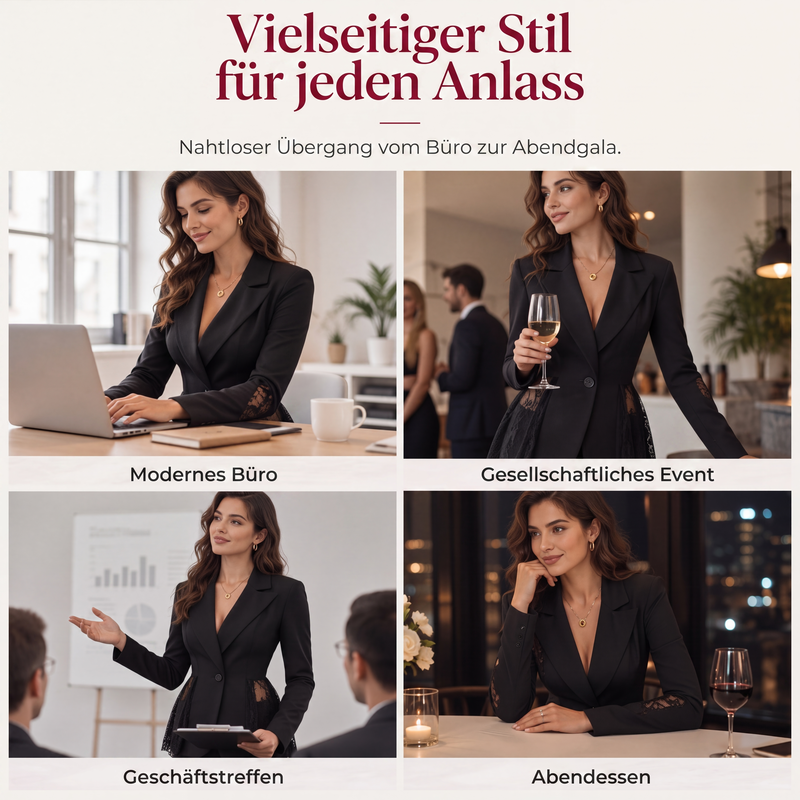 📢📢50%Rabatt!!!🎉✨Damen-Blazer aus Spitze im Patchwork-Stil – Romantischer Spitzen-Look, vielseitig kombinierbar & femininer Schnitt – Perfekt für Büro, Alltag & besondere Anlässe – Jetzt -50%!