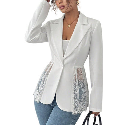 📢📢50%Rabatt!!!🎉✨Damen-Blazer aus Spitze im Patchwork-Stil – Romantischer Spitzen-Look, vielseitig kombinierbar & femininer Schnitt – Perfekt für Büro, Alltag & besondere Anlässe – Jetzt -50%!