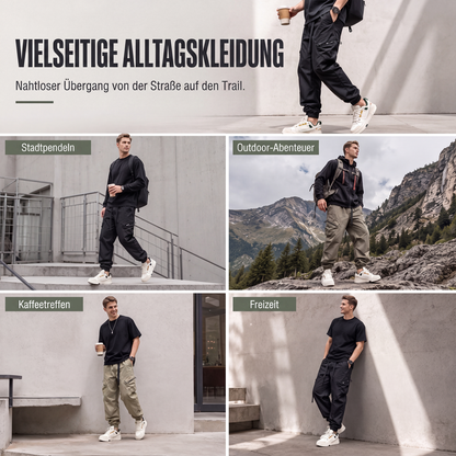 📢🎉50%Rabatt!!!🛍️✨Cargo-Hose für Herren, leger, mit mehreren Taschen
