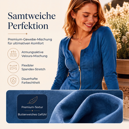 📢📢50%Rabatt!!!🎉✨Damen figurbetontes Fransenkleid mit Halb-Reißverschluss