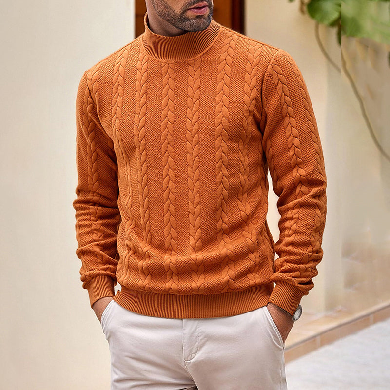 📢📢50%Rabatt!!!🎉✨Rollkragen-Zopfmusterpullover für Herren