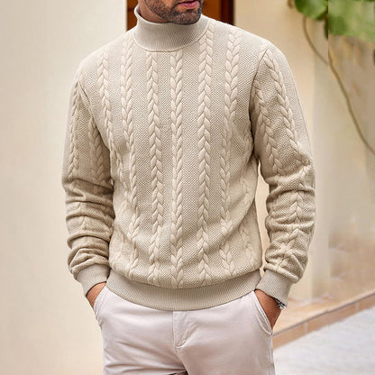 📢📢50%Rabatt!!!🎉✨Rollkragen-Zopfmusterpullover für Herren