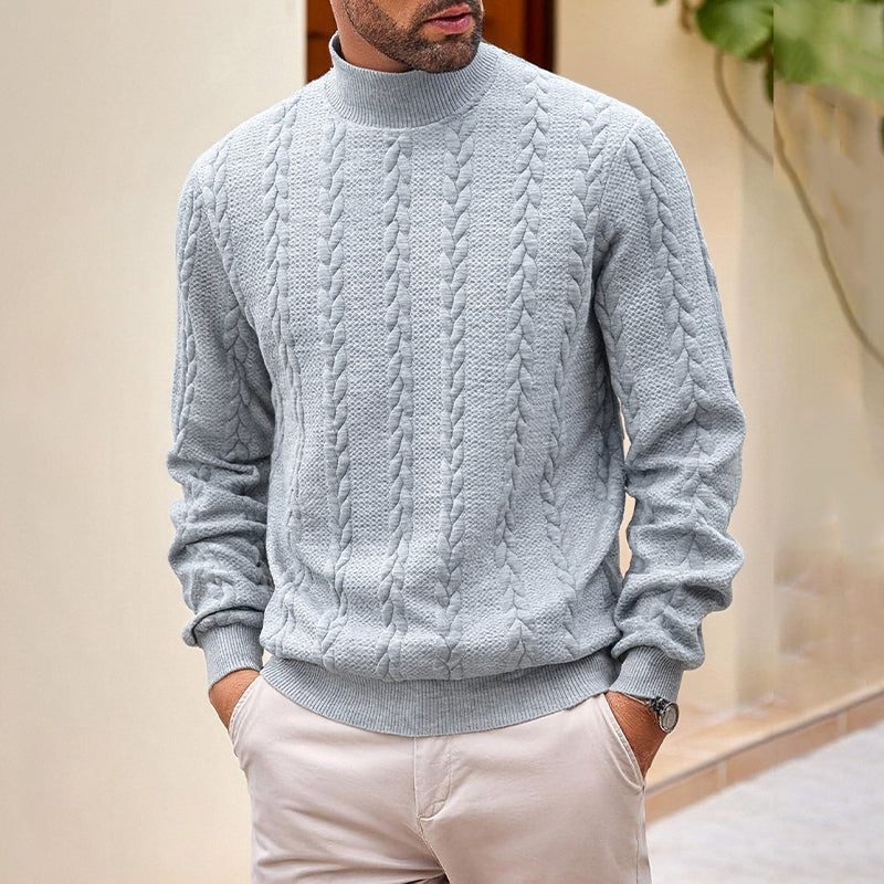 📢📢50%Rabatt!!!🎉✨Rollkragen-Zopfmusterpullover für Herren