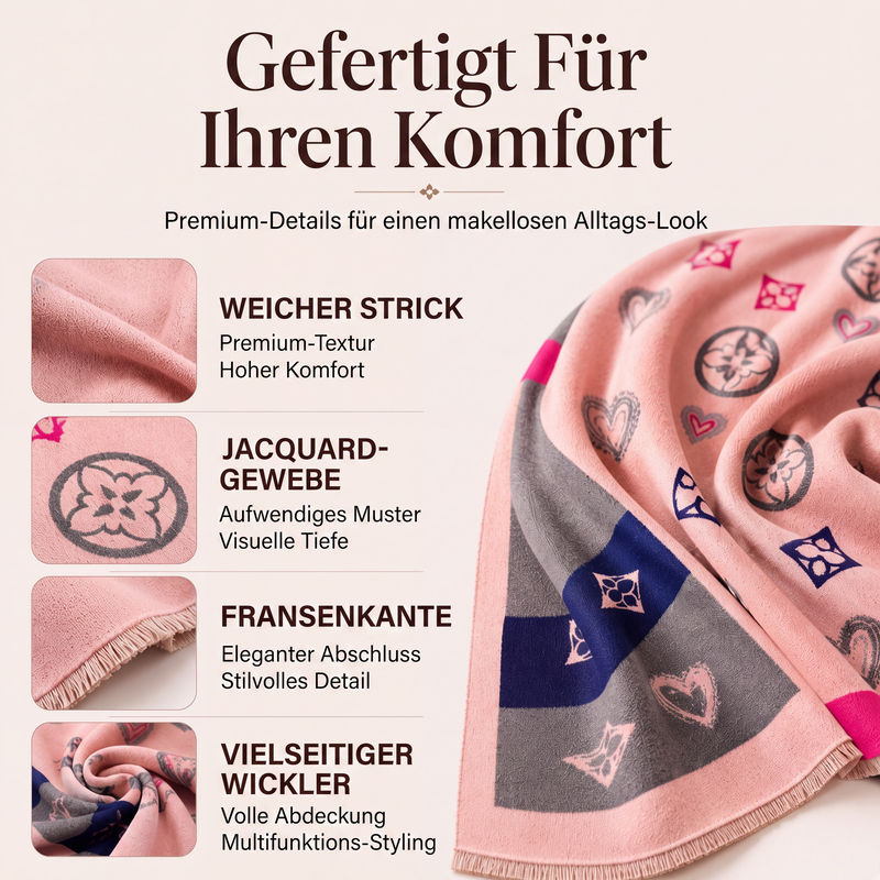 📢📢50%Rabatt!!!🎉✨Warmer Winter-Schal für Damen – Kuschelig weich, vielseitig kombinierbar & perfekt für kalte Tage – Ideal für Alltag, Winter & gemütliche Stunden – Jetzt -50%!