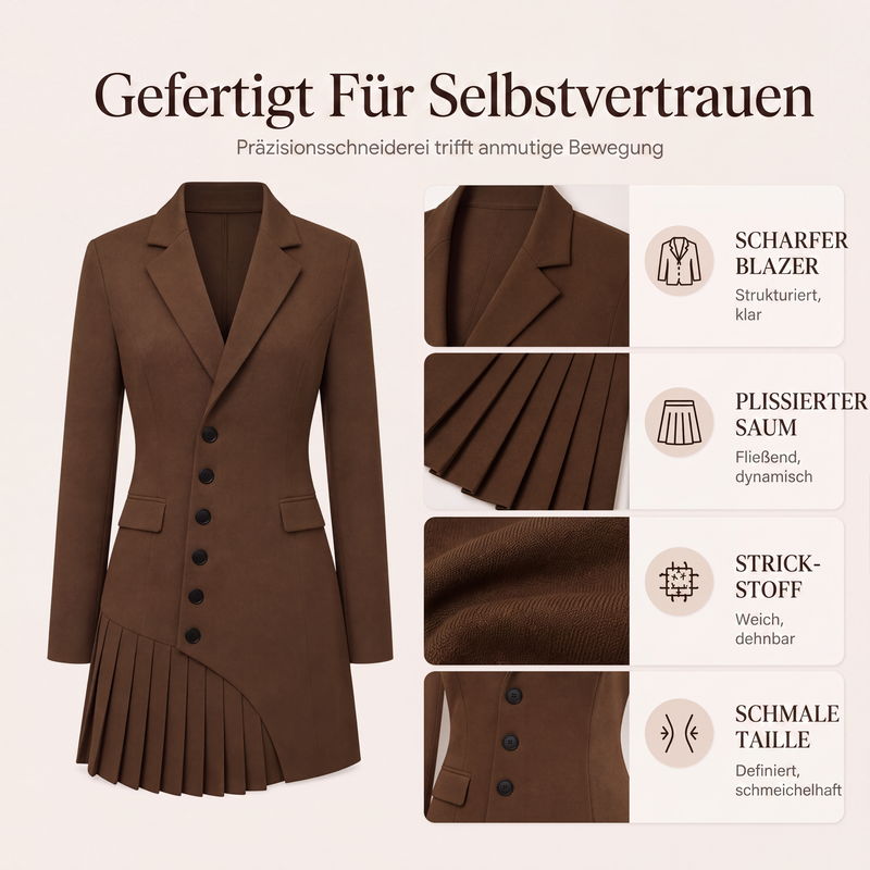 📢📢50%Rabatt!!!🎉✨Elegantes Blazerkleid für Damen