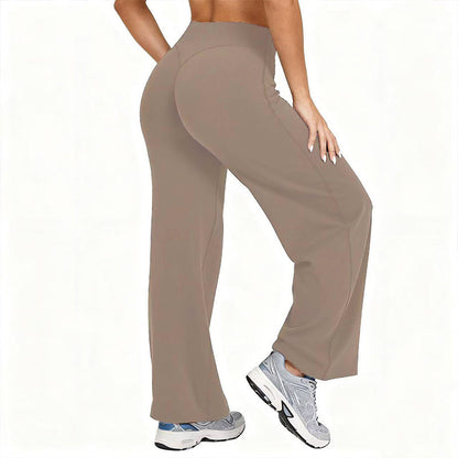 📢📢50%Rabatt!!!🎉✨Damen Yoga-Hose mit hoher Taille & weitem Bein – Bequemer Stretch, figurschmeichelnder Schnitt & vielseitig kombinierbar – Perfekt für Yoga, Sport & Alltag