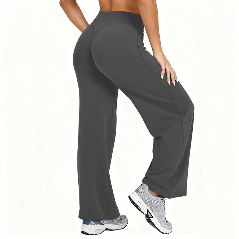 📢📢50%Rabatt!!!🎉✨Damen Yoga-Hose mit hoher Taille & weitem Bein – Bequemer Stretch, figurschmeichelnder Schnitt & vielseitig kombinierbar – Perfekt für Yoga, Sport & Alltag