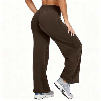 📢📢50%Rabatt!!!🎉✨Damen Yoga-Hose mit hoher Taille & weitem Bein – Bequemer Stretch, figurschmeichelnder Schnitt & vielseitig kombinierbar – Perfekt für Yoga, Sport & Alltag