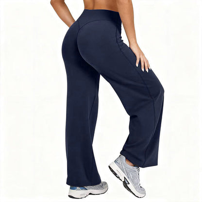 📢📢50%Rabatt!!!🎉✨Damen Yoga-Hose mit hoher Taille & weitem Bein – Bequemer Stretch, figurschmeichelnder Schnitt & vielseitig kombinierbar – Perfekt für Yoga, Sport & Alltag