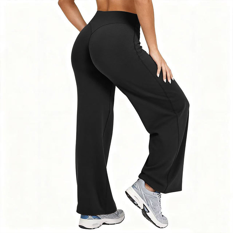 📢📢50%Rabatt!!!🎉✨Damen Yoga-Hose mit hoher Taille & weitem Bein – Bequemer Stretch, figurschmeichelnder Schnitt & vielseitig kombinierbar – Perfekt für Yoga, Sport & Alltag