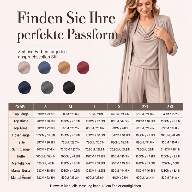 📢📢50%Rabatt!!!🎉✨Leger-elegantes 3-teiliges Set für Damen