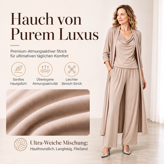 📢📢50%Rabatt!!!🎉✨Leger-elegantes 3-teiliges Set für Damen