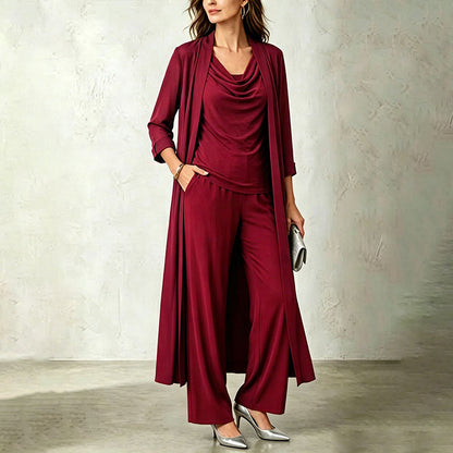 📢📢50%Rabatt!!!🎉✨Leger-elegantes 3-teiliges Set für Damen