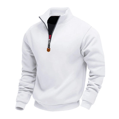 📢📢50%Rabatt!!!🎉✨Herren-Pullover mit Stehkragen und Viertelreißverschluss