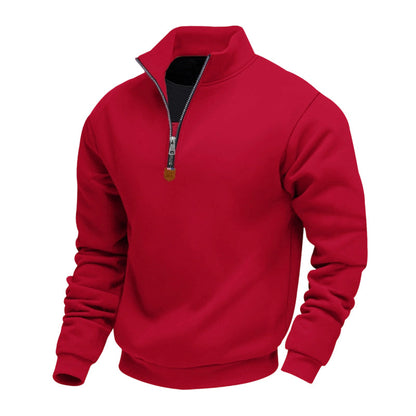 📢📢50%Rabatt!!!🎉✨Herren-Pullover mit Stehkragen und Viertelreißverschluss
