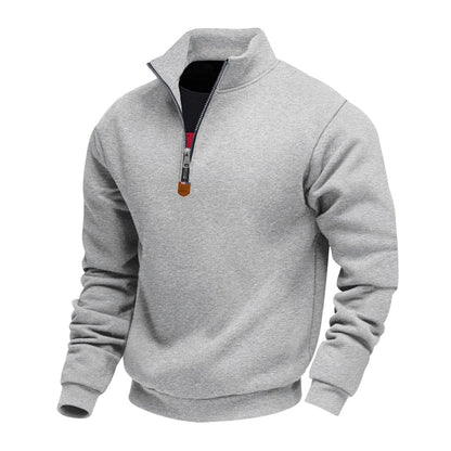📢📢50%Rabatt!!!🎉✨Herren-Pullover mit Stehkragen und Viertelreißverschluss
