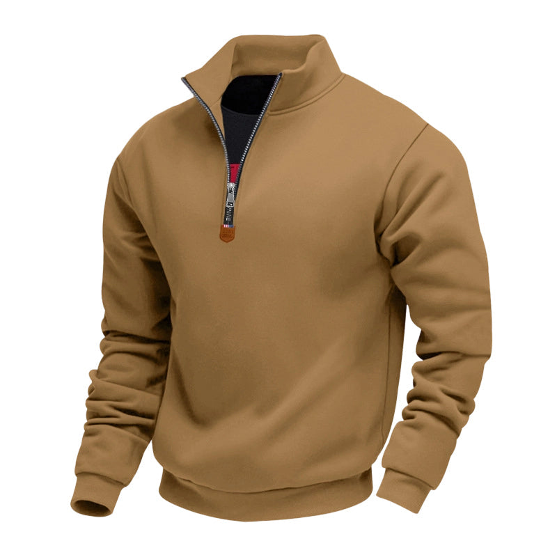 📢📢50%Rabatt!!!🎉✨Herren-Pullover mit Stehkragen und Viertelreißverschluss