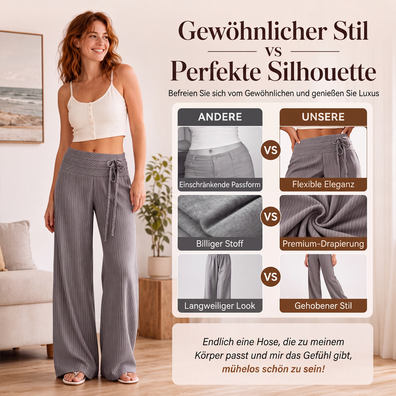 📢📢50%Rabatt!!!🎉✨Legere gestreifte Weithosen für Damen