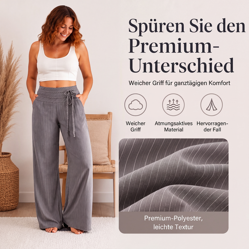 📢📢50%Rabatt!!!🎉✨Legere gestreifte Weithosen für Damen