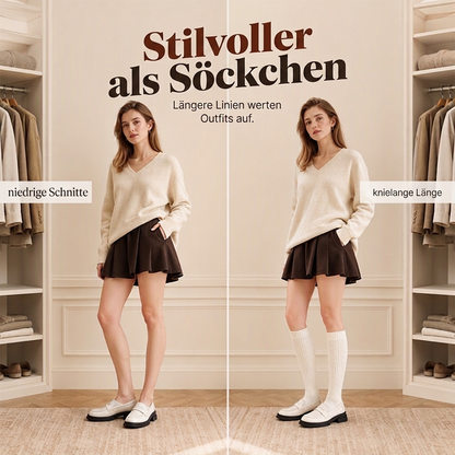 🧦 Hochwertige Straffungs-Strümpfe mit Kompressionswirkung – Fühlen sich leicht an, wirken wie eine sanfte Massage und lassen die Beine optisch schlanker wirken. Jetzt 50% Rabatt!