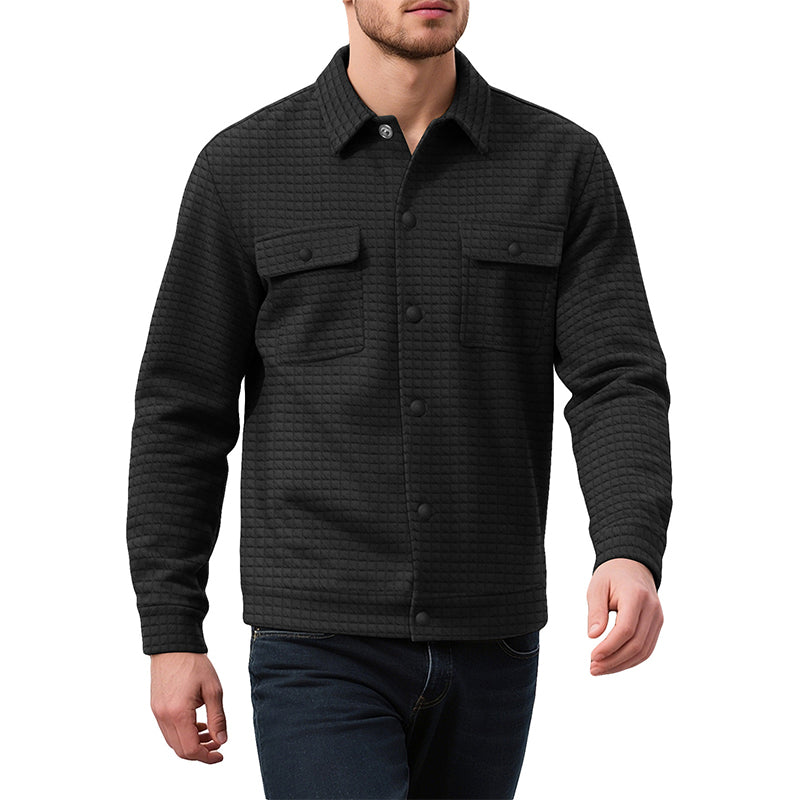 📢📢50% Rabatt!!! 🎉✨ Herren-Freizeitjacke mit Waffelstruktur
